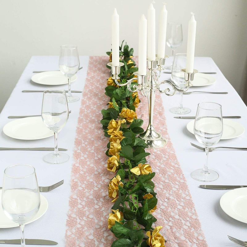 6 ft 3D Chain Silk Rose Garland