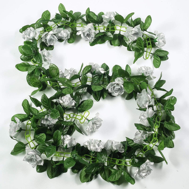 6 ft 3D Chain Silk Rose Garland