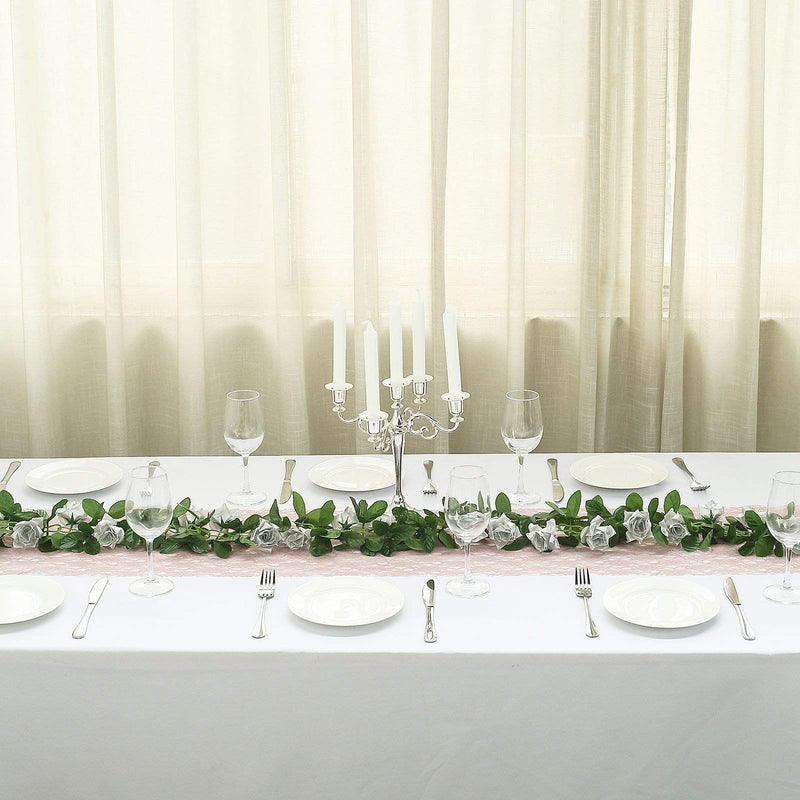 6 ft 3D Chain Silk Rose Garland