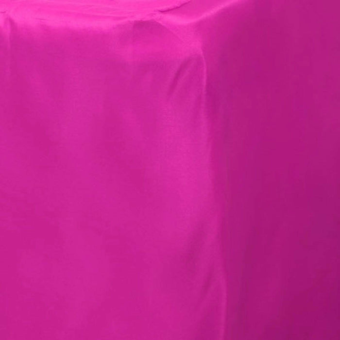 6 ft Fitted Polyester Tablecloth 72" x 30" x 30" - Fuchsia TAB_FIT6_FUSH