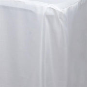 6 ft Fitted Polyester Tablecloth 72" x 30" x 30" - Ivory TAB_FIT6_IVR