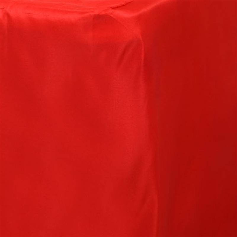 6 ft Fitted Polyester Tablecloth 72" x 30" x 30" - Red TAB_FIT6_RED