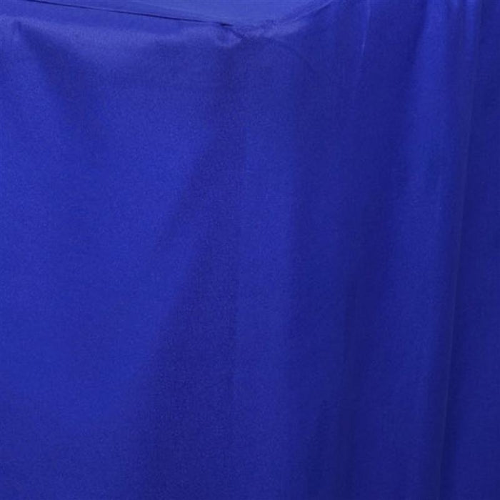 6 ft Fitted Polyester Tablecloth 72" x 30" x 30" - Royal Blue TAB_FIT6_ROY