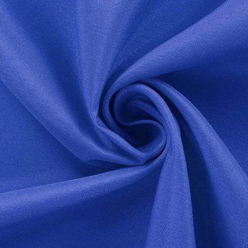 6 ft Fitted Polyester Tablecloth 72" x 30" x 30" - Royal Blue TAB_FIT6_ROY