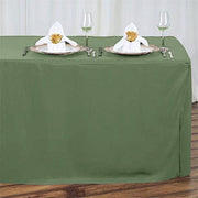 6 ft Fitted Polyester Tablecloth 72" x 30" x 30"