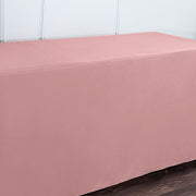 6 ft Fitted Polyester Tablecloth 72" x 30" x 30"