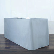6 ft Fitted Polyester Tablecloth 72" x 30" x 30" TAB_FIT6_086