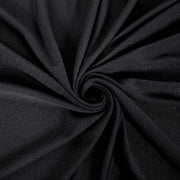 6 ft Fitted Spandex Rectangular Table Top Cover - Black TAB_REC_SPX6FT_T_BLK