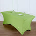6 ft Fitted Spandex Tablecloth 72" x 30" x 30" - Apple Green TAB_REC_SPX6FT_APPL