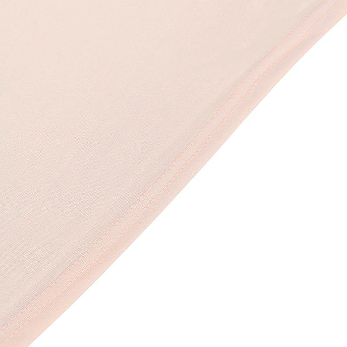 6 ft Fitted Spandex Rectangular Table Top Cover - Blush TAB_REC_SPX6FT_046
