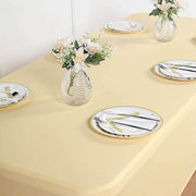 6 ft Fitted Spandex Rectangular Table Top Cover - Champagne TAB_REC_SPX6FT_CHMP