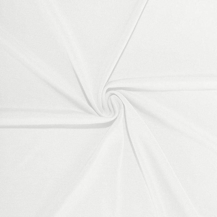 6 ft Fitted Spandex Tablecloth 72" x 30" x 30" - Ivory TAB_REC_SPX6FT_IVR