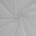 6 ft Fitted Spandex Tablecloth 72" x 30" x 30" - Silver Light Gray TAB_REC_SPX6FT_SILV