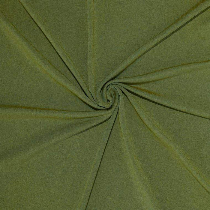 6 ft Fitted Spandex Tablecloth 72" x 30" x 30" - Willow Green TAB_REC_SPX6FT_WILL