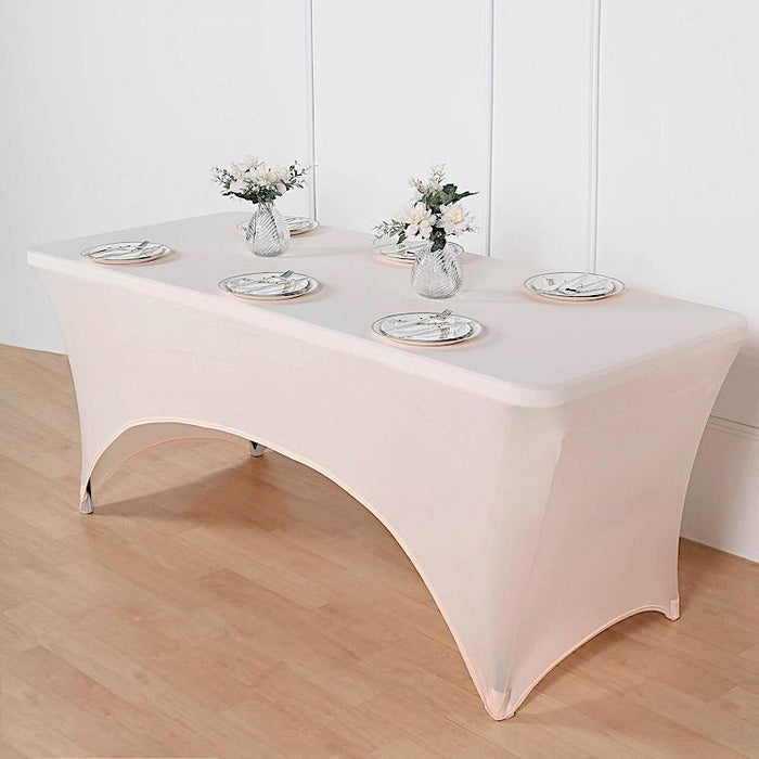 6 ft Fitted Spandex Tablecloth 72" x 30" x 30"