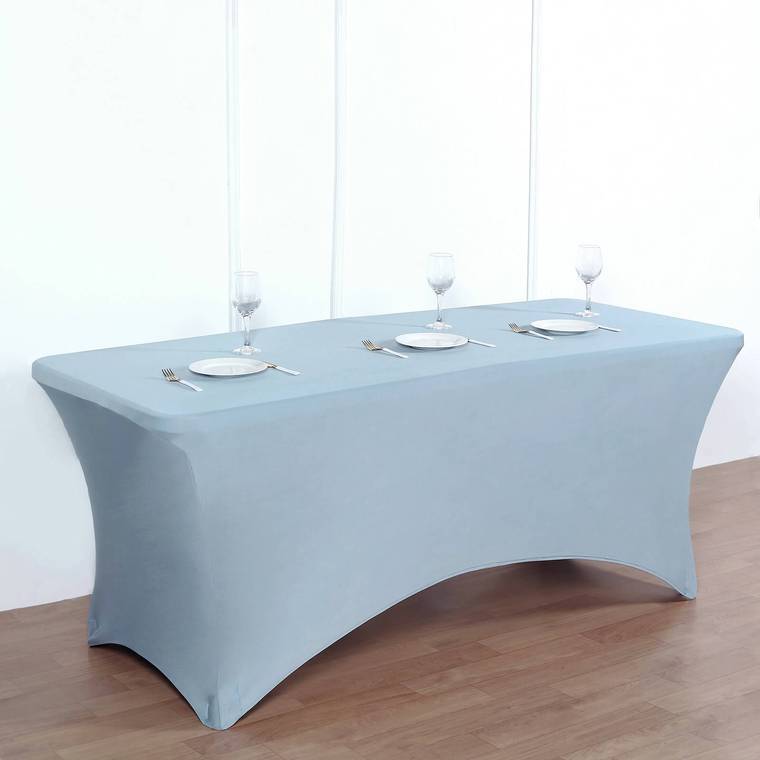 6 ft Fitted Spandex Tablecloth 72" x 30" x 30"