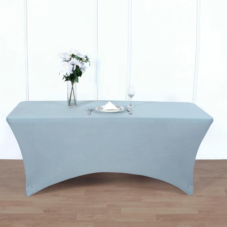 6 ft Fitted Spandex Tablecloth 72" x 30" x 30"