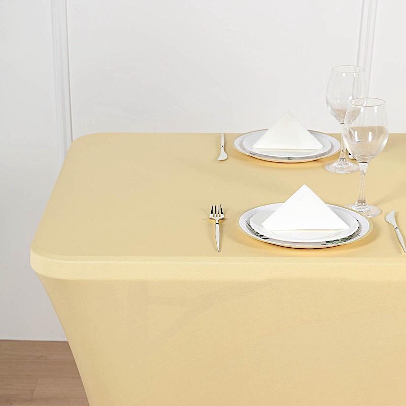 6 ft Fitted Spandex Tablecloth 72" x 30" x 30"