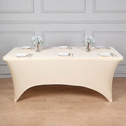 6 ft Fitted Spandex Tablecloth 72" x 30" x 30"