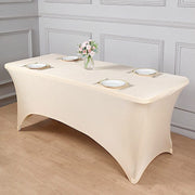 6 ft Fitted Spandex Tablecloth 72" x 30" x 30"