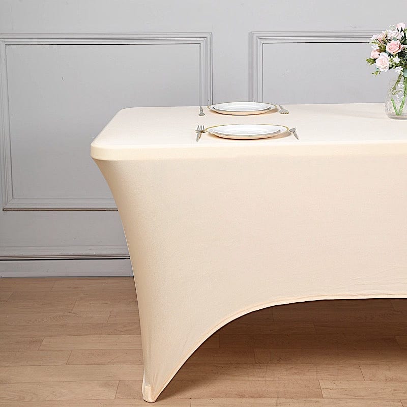 6 ft Fitted Spandex Tablecloth 72" x 30" x 30"