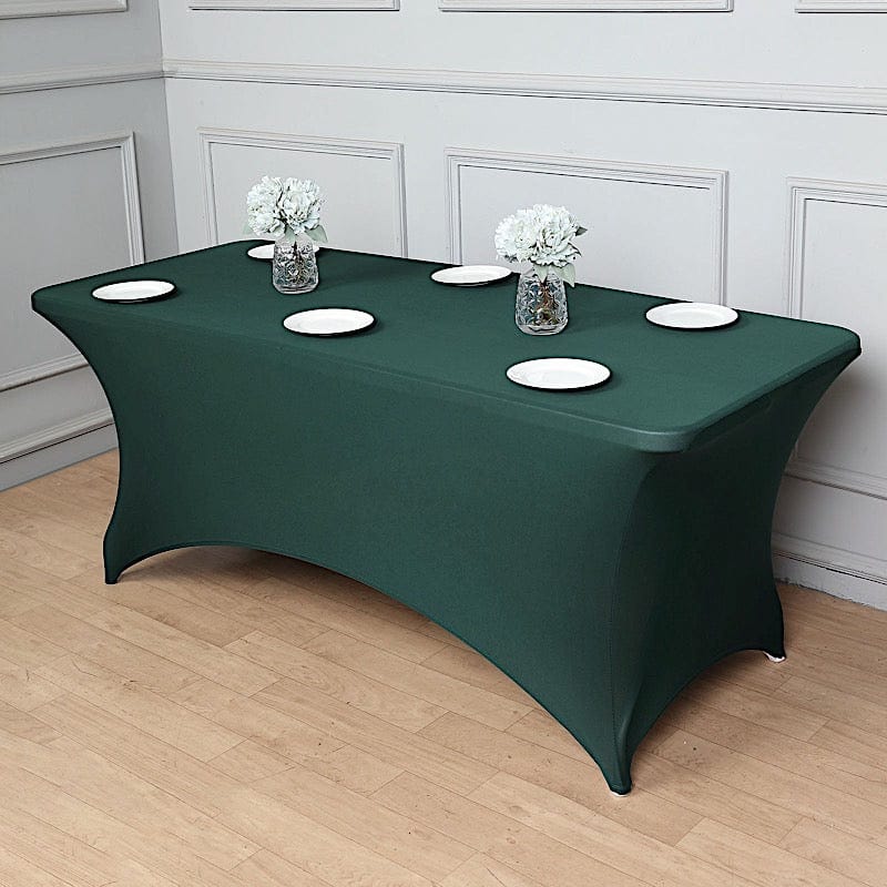 6 ft Fitted Spandex Tablecloth 72" x 30" x 30"
