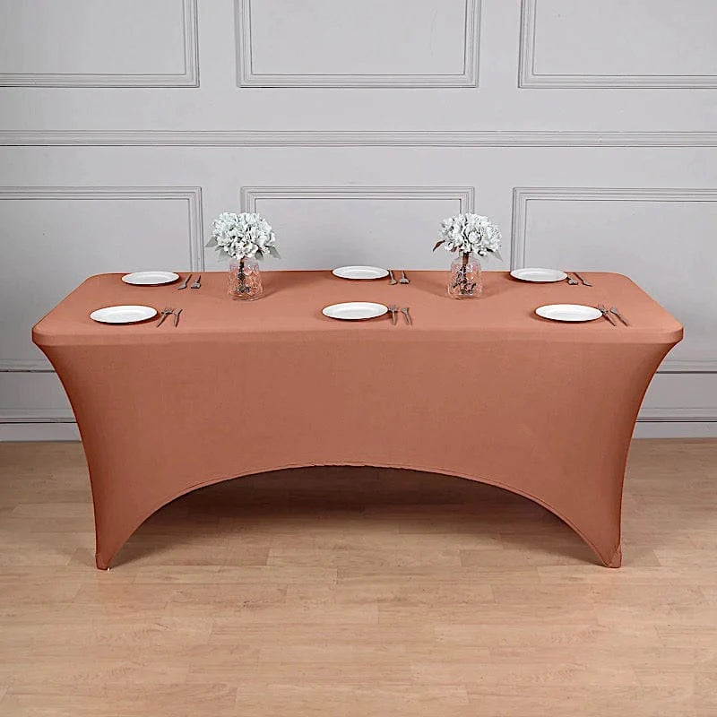 6 ft Fitted Spandex Tablecloth 72" x 30" x 30"