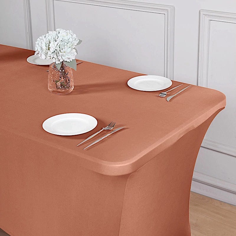 6 ft Fitted Spandex Tablecloth 72" x 30" x 30"