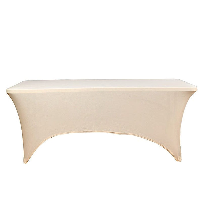 6 ft Fitted Spandex Tablecloth 72" x 30" x 30" TAB_REC_SPX6FT_081