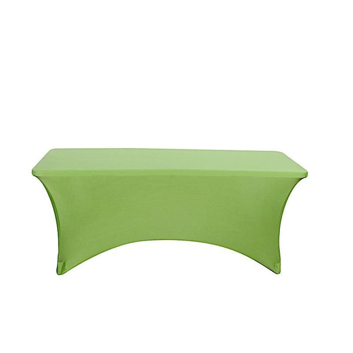 6 ft Fitted Spandex Tablecloth 72" x 30" x 30" TAB_REC_SPX6FT_APPL