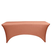 6 ft Fitted Spandex Tablecloth 72" x 30" x 30" TAB_REC_SPX6FT_TERC