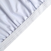 6 ft Fitted Spandex Tablecloth Metallic Rectangular Table Top Cover