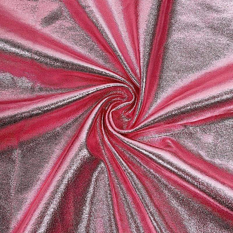 6 ft Fitted Spandex Tablecloth Metallic Table Cover - Rose Gold TAB_REC_SPX6FT_22_054