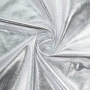 6 ft Fitted Spandex Tablecloth Metallic Table Cover - Silver TAB_REC_SPX6FT_22_SILV