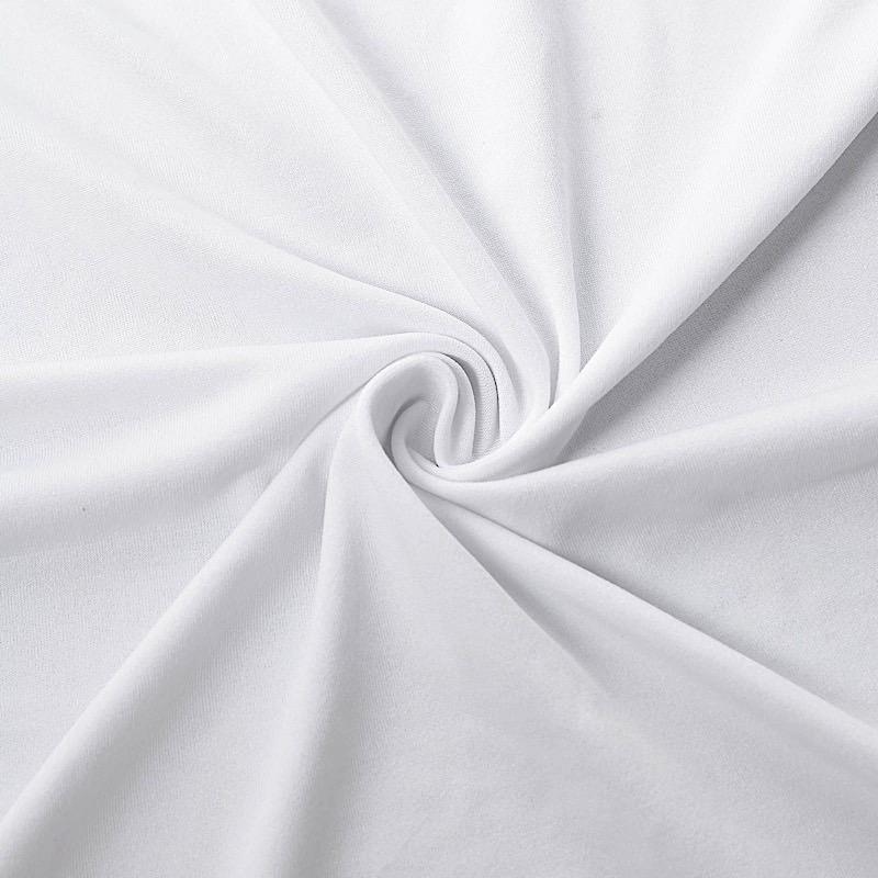 6 ft Fitted Spandex Tablecloth Open Back Rectangular Table Cover