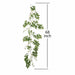 6 ft long Silk Peony Flowers Garland with Leaves and Bendable Wire Vine