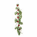 6 ft long Silk Peony Flowers Garland with Leaves and Bendable Wire Vine ARTI_GRLD_PEY02_WINE