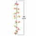 6 ft long Silk Peony Flowers Garland with Leaves and Bendable Wire Vines
