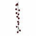 6 ft long Silk Rose Garland with Leaves and Bendable Wire Vines ARTI_GRLD_RS01_059