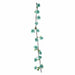 6 ft long Silk Rose Garland with Leaves and Bendable Wire Vines ARTI_GRLD_RS01_AQUA