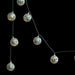 6 ft long with 10 2" wide LED Disco Mirror Balls Garland - Warm White LEDSTR17_CLR_2