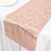 6 ft Metallic Reversible Woven Plastic Woven Vinyl Table Runner