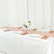 6 ft Metallic Reversible Woven Plastic Woven Vinyl Table Runner