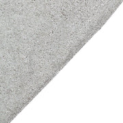 6 ft Rectangular Fitted Tablecloth Metallic Tinsel Spandex Table Cover