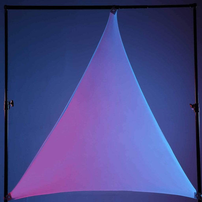6 ft Spandex Triangle Patio Sail Sunshade Wall Drape with Grommets