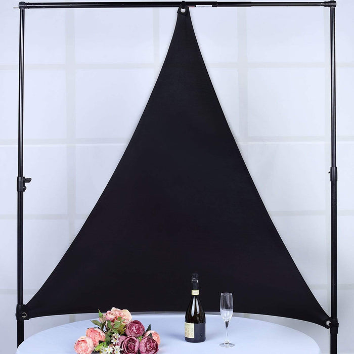 6 ft Spandex Triangle Patio Sail Sunshade Wall Drape with Grommets