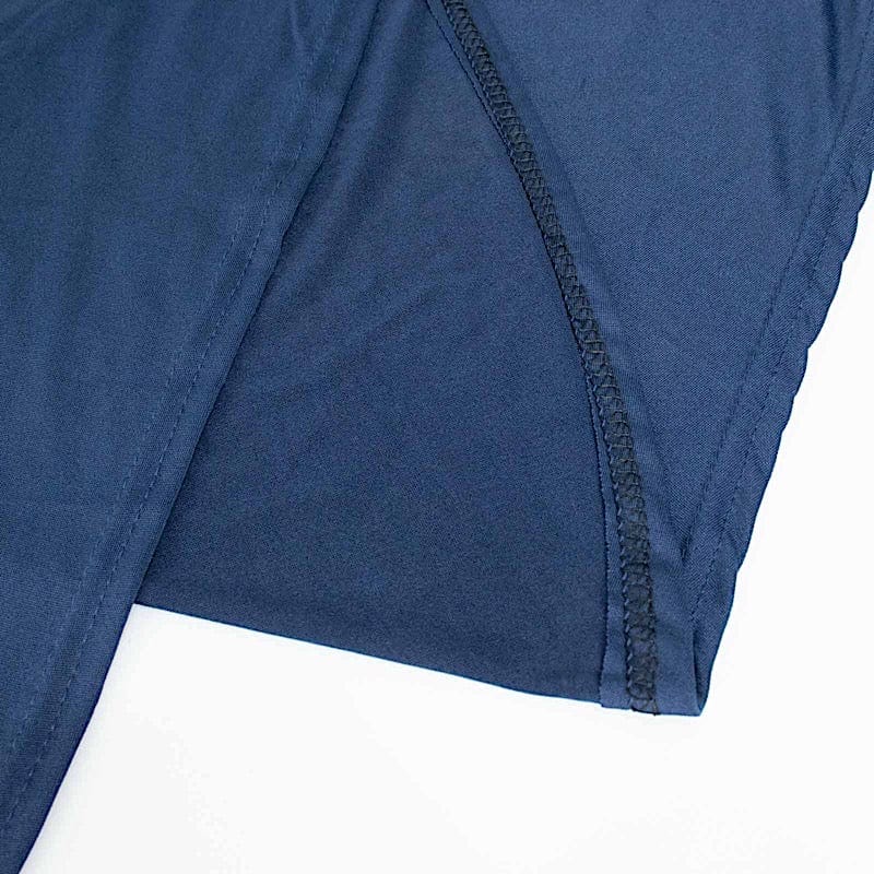 6 ft Wavy Rectangular Fitted Tablecloth Premium Spandex Table Cover