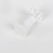 6 Mini 2.5" Roman Column Taper Candle Holders Wedding Decorations - White DECO_ROMA01_2_WHT