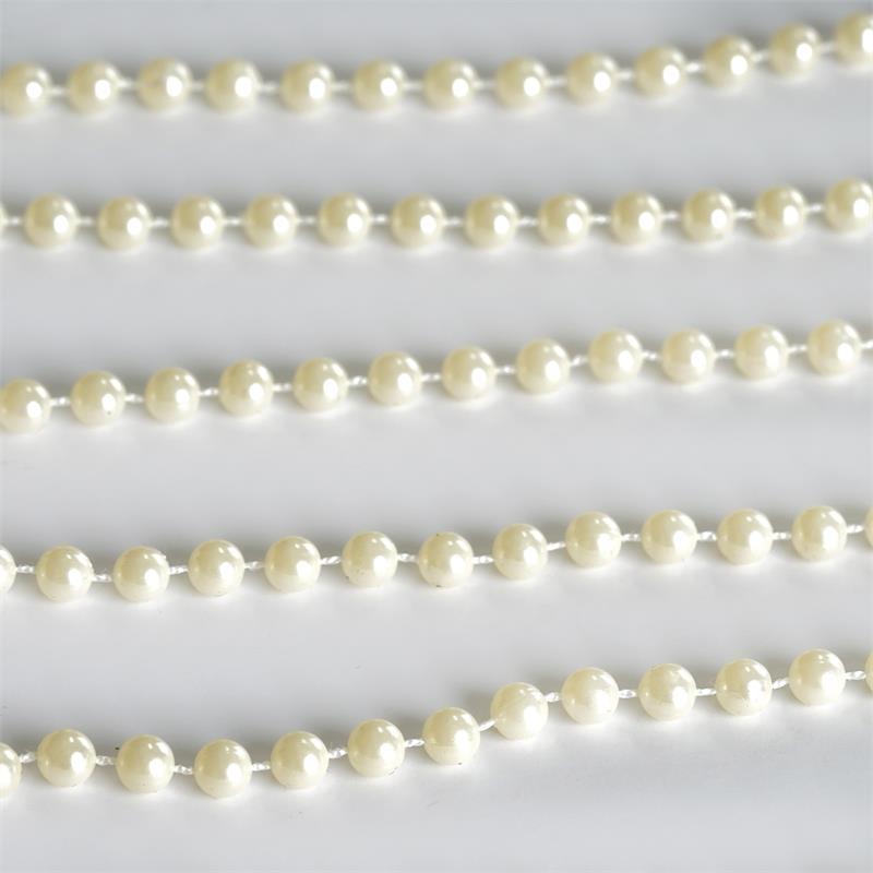 6 mm Faux Pearl Beads 12 yards