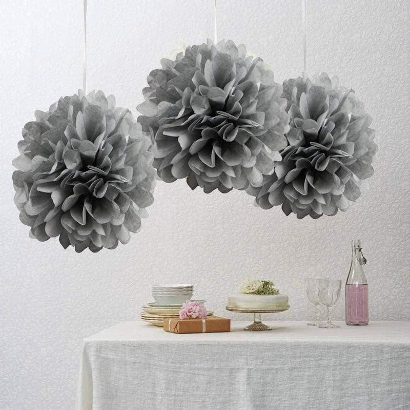 6 pcs 10" Paper Pom Poms Balls Party Decorations